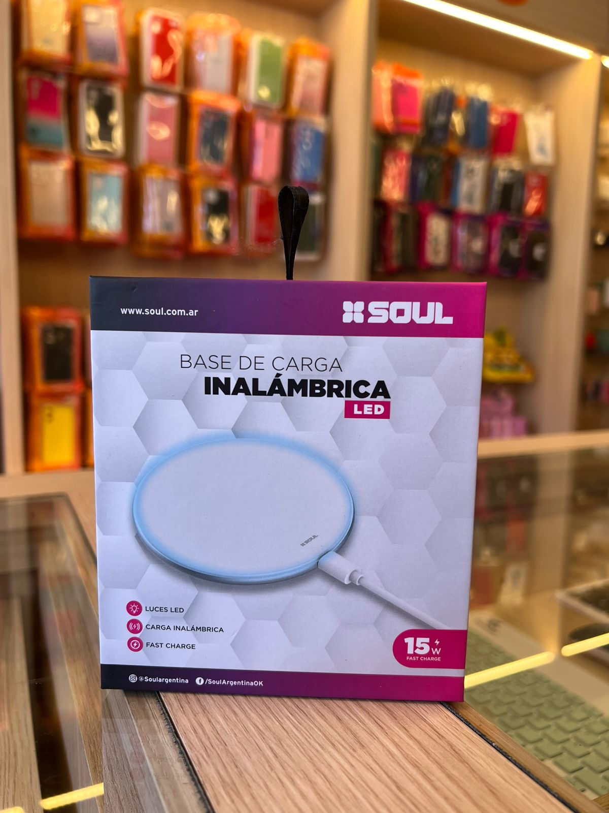 Lámpara LED Multifunción con Carga Inalámbrica