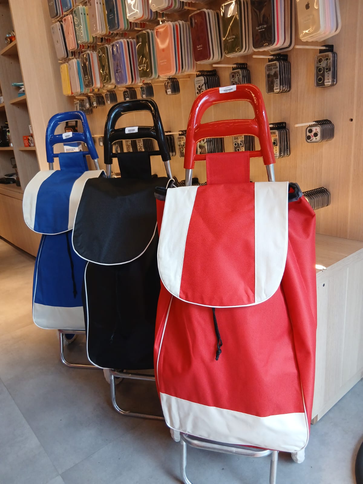 Carrito de Compras Plegable – Práctico, Resistente y Liviano