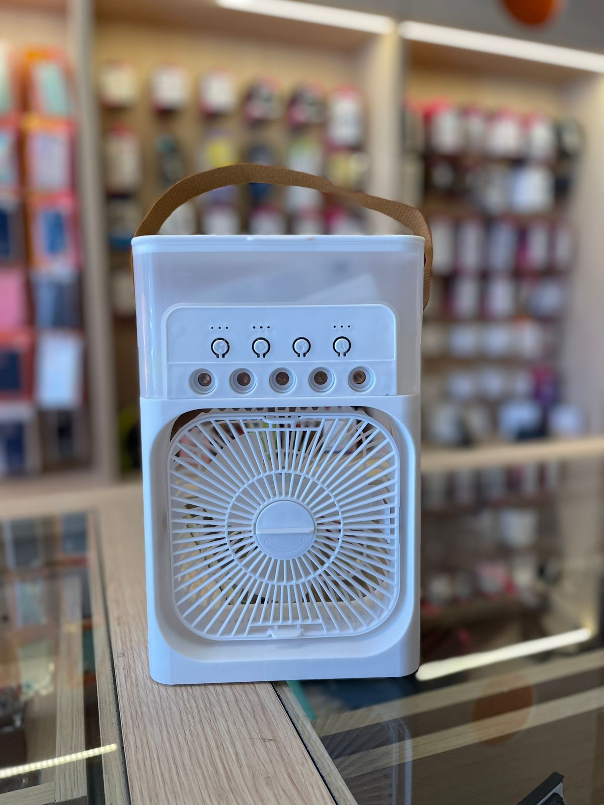 Ventilador touch led + Humidificador 